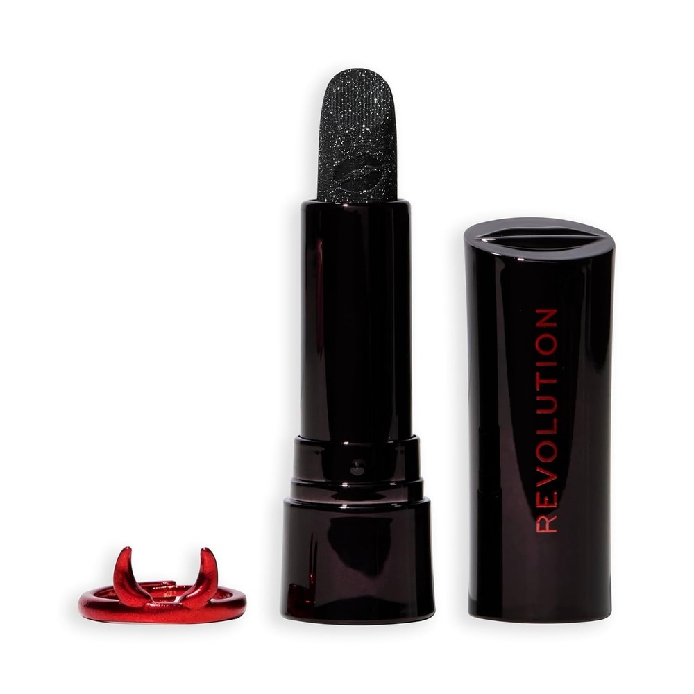 2 Makeup Revolution - Truly Sinful Black - Ring‎ Lipstick